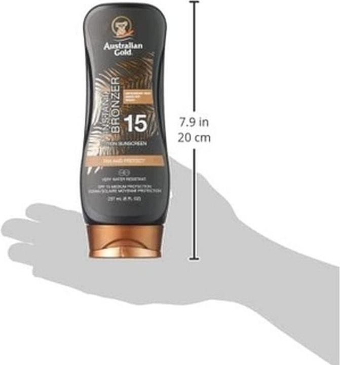 Immagine prodotto Australian Gold Bronzer in lozione (Crema solare, SPF 15, 237 ml)