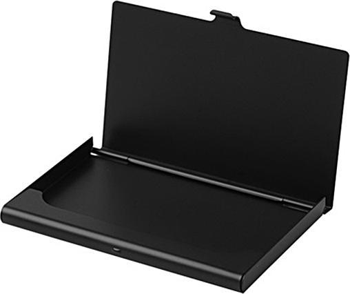 Produktbild Swala Visitenkartenetui Metall Schwarz Matt