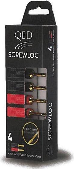 Actual product image QED Screwloc banana plug ABS4