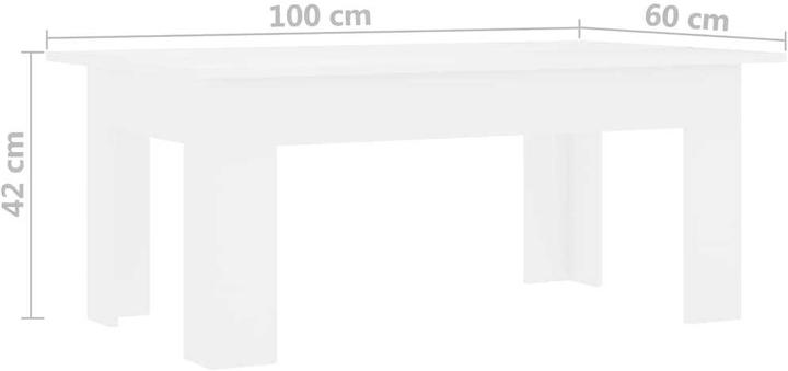 Image du produit vidaXL Couchtisch (100 x 60 x 42 cm)