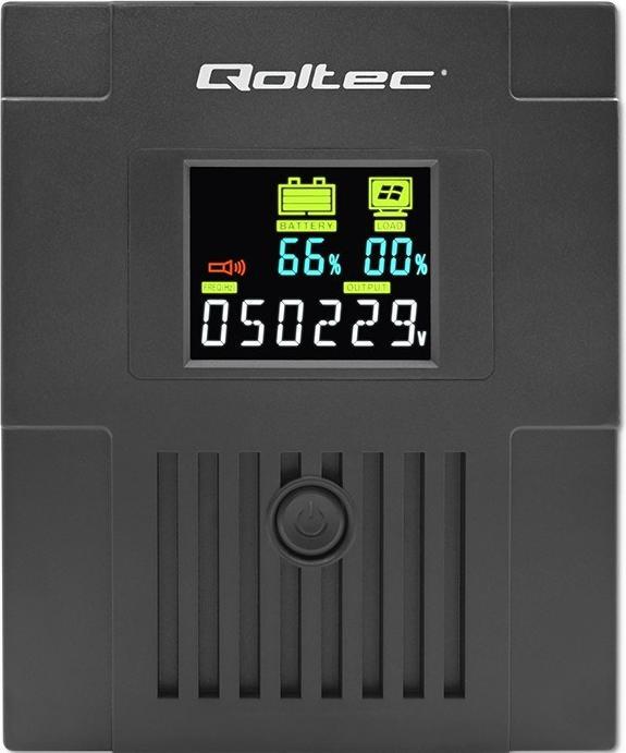 Immagine prodotto Qoltec UPS Monolith | 1500VA | 900W | LCD | USB (1500 VA, 900 W, Interattivo linea UPS)