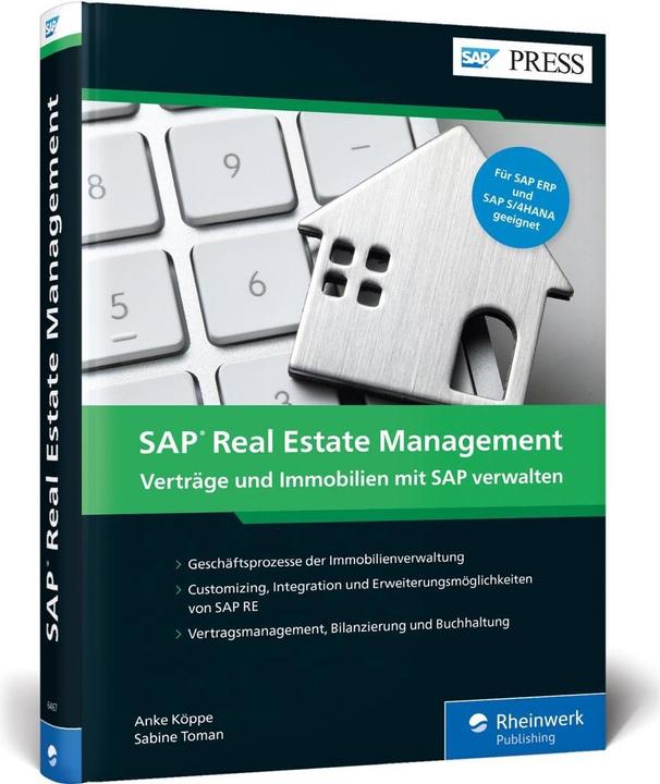Produktbild SAP Real Estate Management (Deutsch, Sabine Toman, 2018)