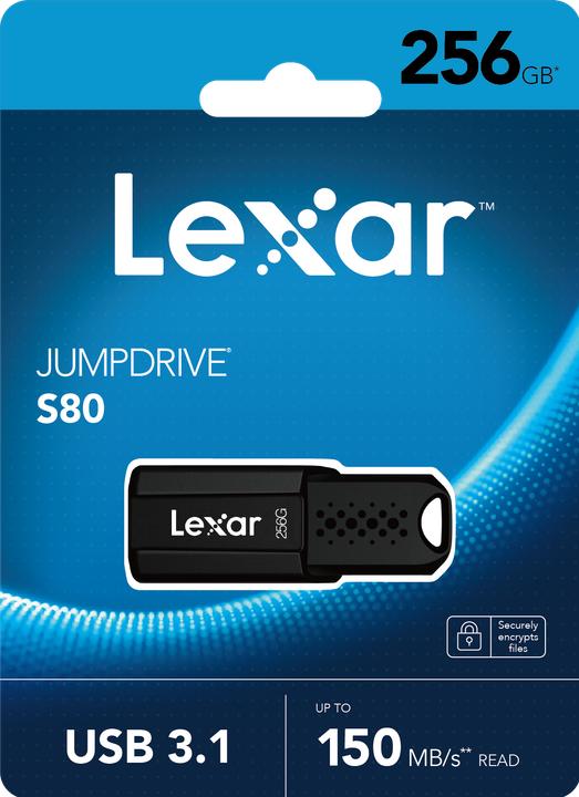 Image du produit Lexar JumpDrive S80 (256 Go, USB-A)