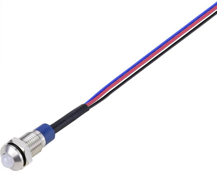 Produktbild Tru Components RGB-Einbauleuchte rund 8 mm IP67 12 V