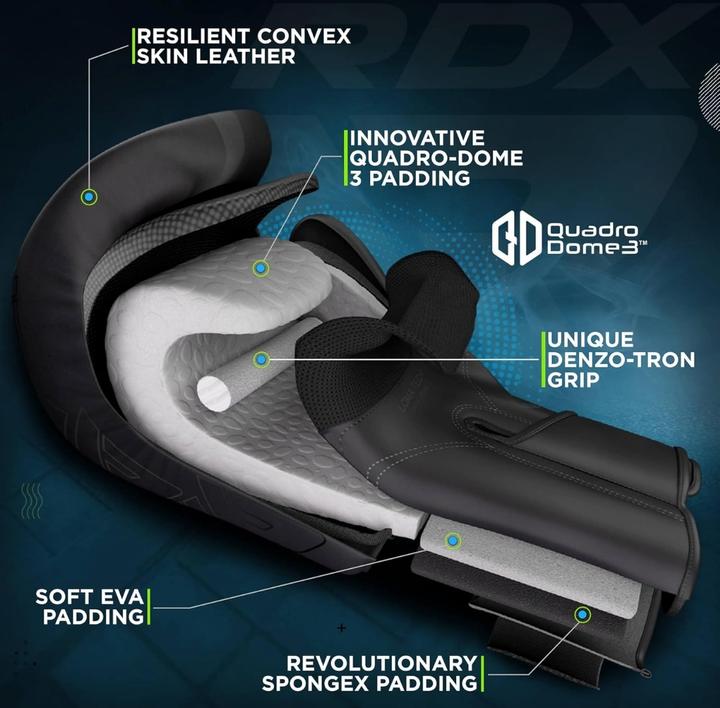 Immagine prodotto Rdx Forniture per arti marziali| BGR-F6MB-6OZ (6 OZ, 10)