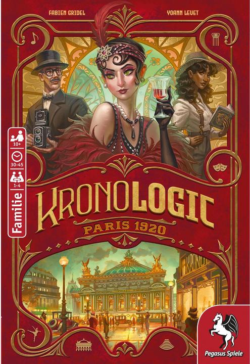 Immagine prodotto Pegasus Kronologic - Parigi 1920 (Tedesco, 1 - 4 Giocatori)