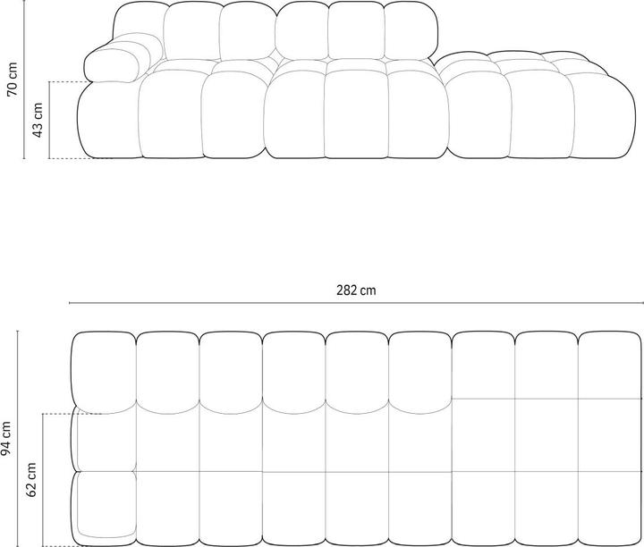 Actual product image Micadoni Bellis (4-seater, 3-seater, 2 person sofa)