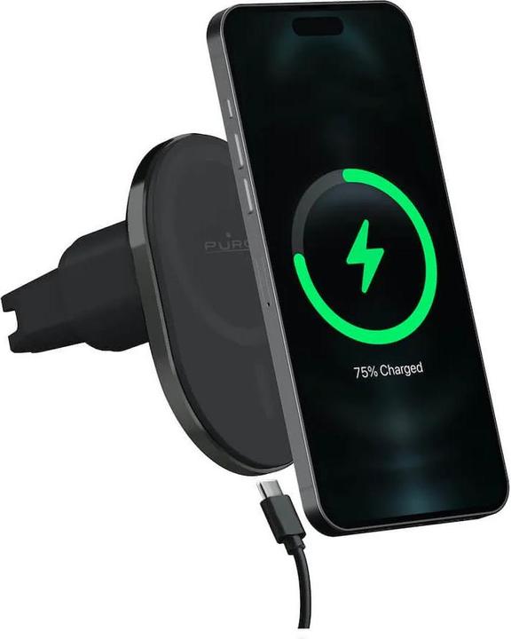 Actual product image Puro ventilation slot holder inductive MagSafe black