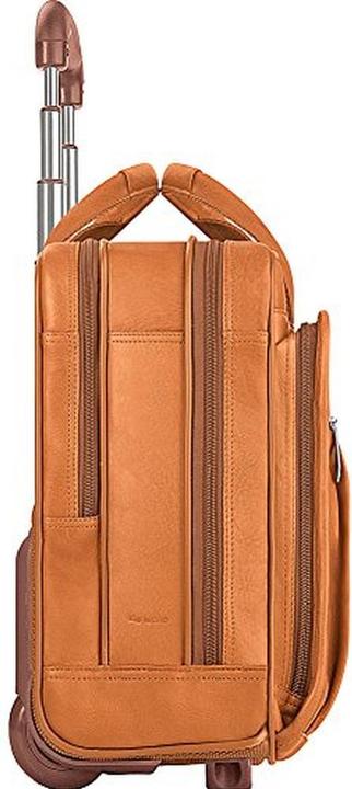 Actual product image Solo New York Walker Leather Rolling Case