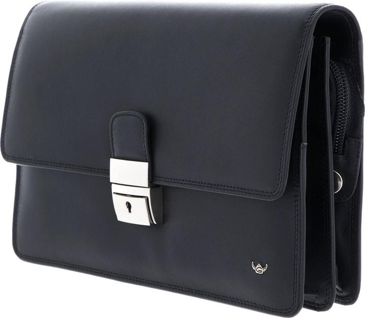 Produktbild Golden Head Polo Herrentasche Handgelenktasche Leder 23 cm