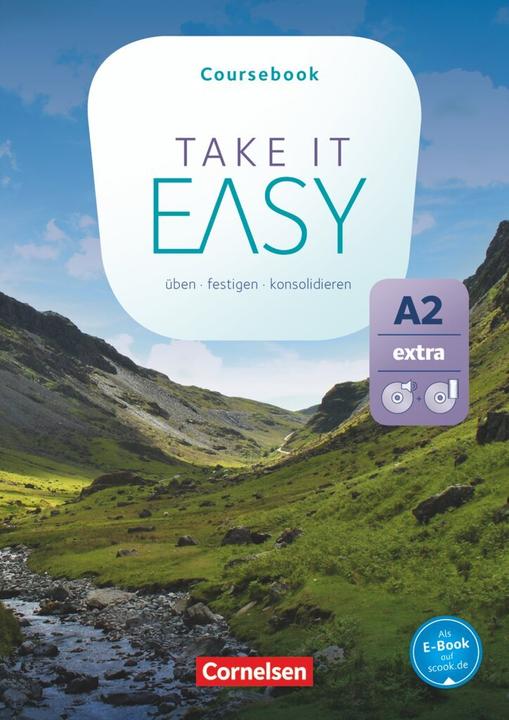 Produktbild Take it Easy A2. Kursbuch mit Video-DVD, Audio-CD (Deutsch, Annie Cornford, Christine House, John Eastwood, John Stevens, 2016)