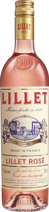 Image du produit Lillet Coffret cadeau Rosé 0.75 l avec verre (18 ans, 17 %, France, 1 x 75 cl, Vermouth)