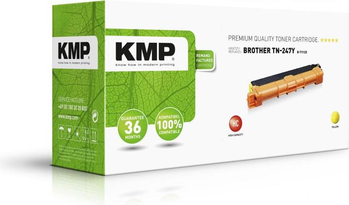 Actual product image KMP Toner replaces TN247Y (Y)