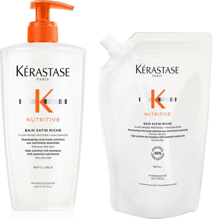 Nutritive Nachfüllset (1000 ml, Shampoo liquido)
