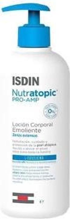 Actual product image Isdin Nutratopic Pro-Amp Emollient Body Lotion Extensive Areas 400ml (Body lotion, 400 ml)
