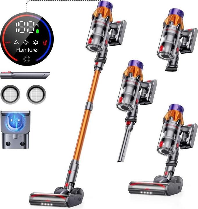 Produktbild Honiture X7 Stick Staubsauger - Kabellos - Beutellos - Flexible Bürste (X7)