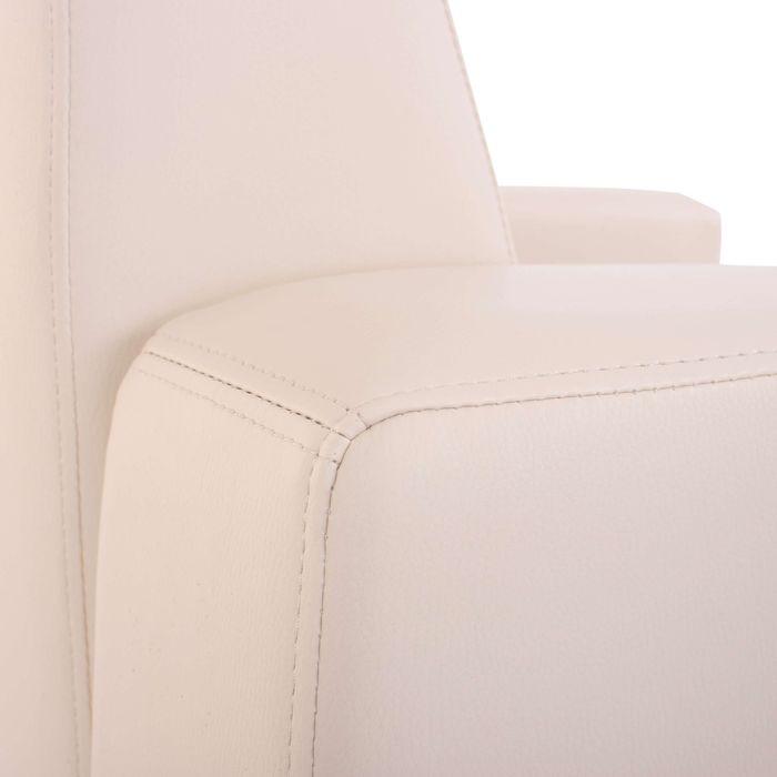 Actual product image Mendler Modular Sofa-System Couch-Garnitur Lyon 5, Kunstleder, rot (Corner sofa)