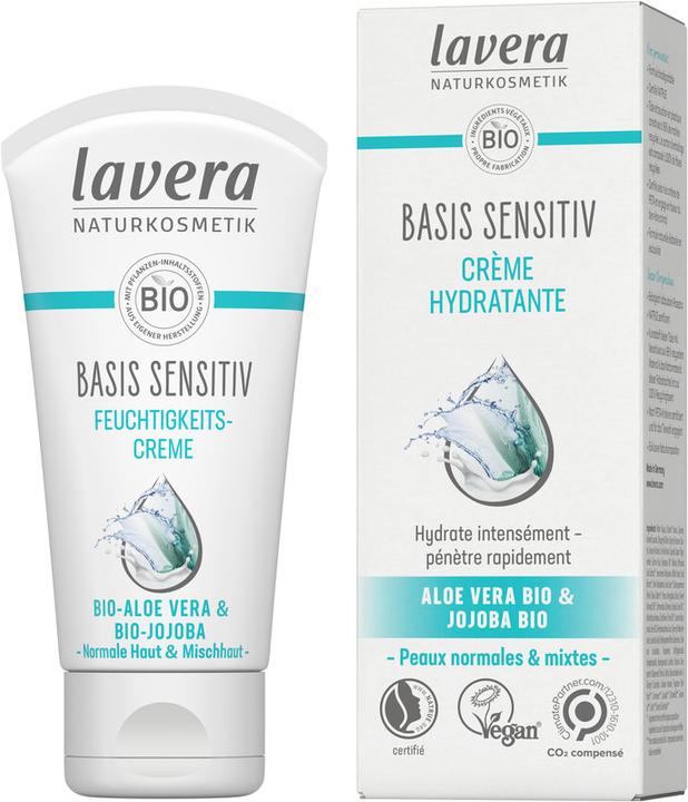 Actual product image Lavera Feuchtigkeitscreme basis sensitiv Creme (50 ml)