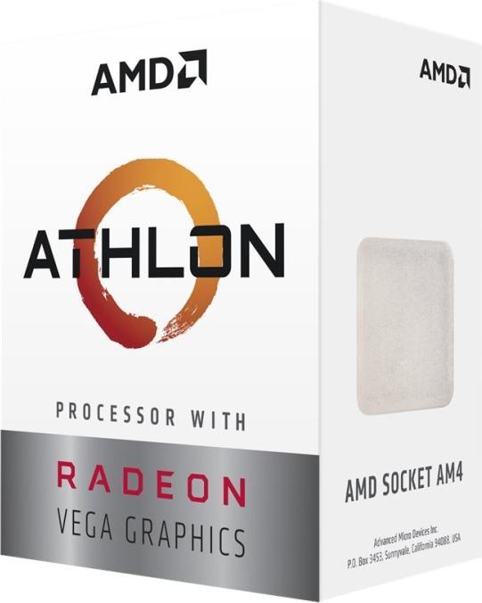 AMD Athlon 200GE 3.2GHz 2Core 5MB 35W (AM4, 3.20 GHz, 2 -Core)