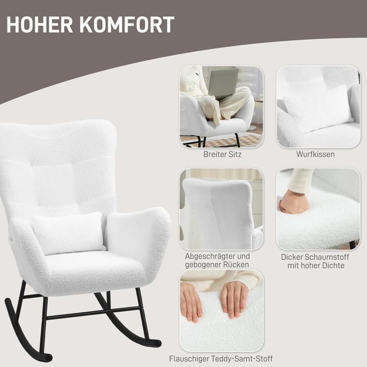 Image du produit Homcom Fauteuil à bascule