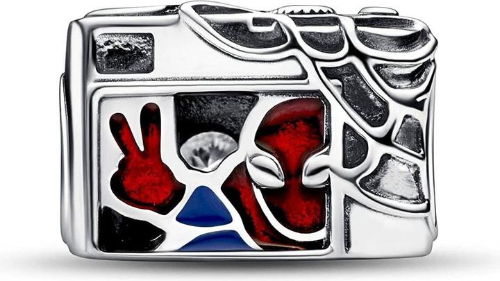 Actual product image Pandora Charm Camera Spider-Man (Silver 925, Enamel)