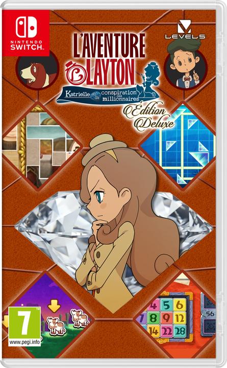 Actual product image Nintendo Layton's Mystery Journey: Katrielle and the Millionaires Conspiracy (Deluxe Edition) (Switch, Switch Lite, Switch OLED, DE, FR, IT, EN)