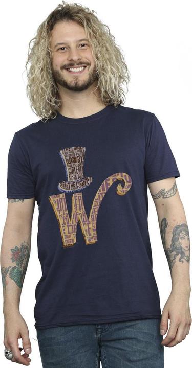 Produktbild Willy Wonka & the Chocolate Factory W Logo Hat TShirt (S)