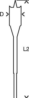 Productafbeelding Bosch Professional Zubehör Houtfrees 30 mm totale lengte (30 mm)