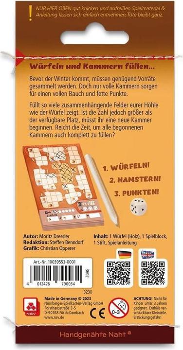 Productafbeelding Hamstern Minnys Nachfüllpack (Duits)