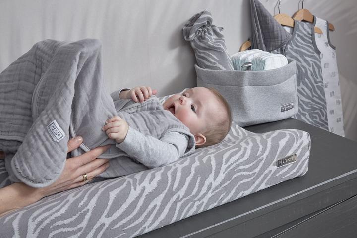 Actual product image Meyco Changing pad cover zebra (50 x 70 cm)