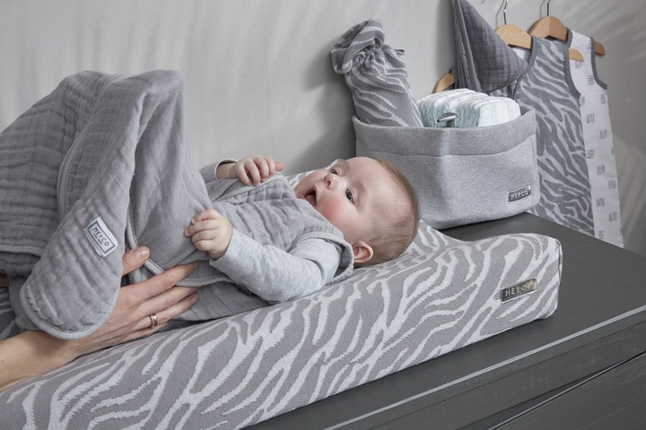 Image du produit Meyco Housse de matelas à langer Zebra (50 x 70 cm)