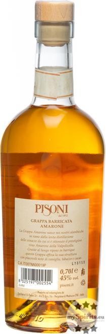 Produktbild Pisoni Grappa Amarone Barricata