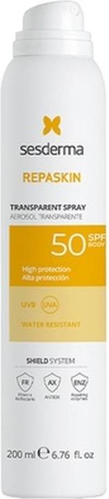 Immagine prodotto Sesderma Repaskin Aerosol trasparente Spf50 200ml (Spray solare, SPF 50, 200 ml)