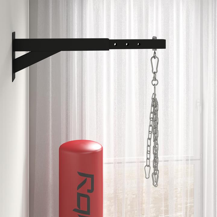 Produktbild SportNow Boxsack Wandhalterung Stahl Schwarz