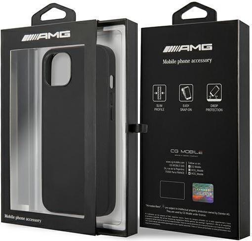 Produktbild Mercedes AMG Petronas F1 Team AMG AMHCP13XDOLBK iPhone 13 Pro Max 6,7" juoda/juodas hardcase Leather Hot Stam