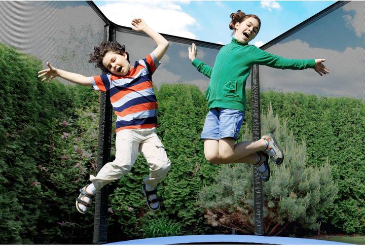 Produktbild Uniprodo Trampolin Gartentrampolin Komplettset Outdoor Kindertrampolin Set Randabdeckung (240 cm)