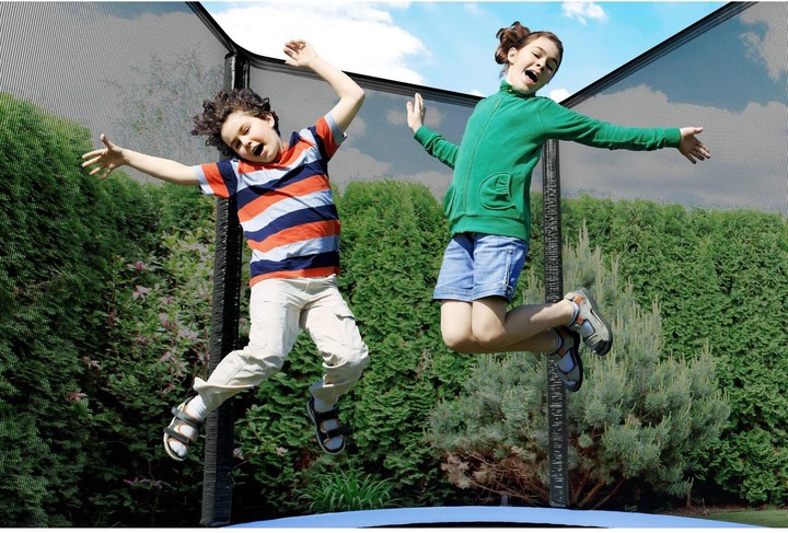 Produktbild Uniprodo Trampolin Gartentrampolin Komplettset Outdoor Kindertrampolin Set Randabdeckung (240 cm)