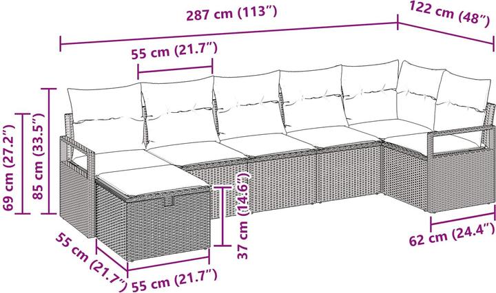 Produktbild vidaXL gartenmöbel
