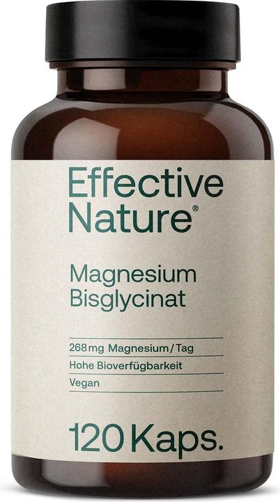 Effective Nature Magnesium bisglycinate (120 Piece, Capsules, 79 g)