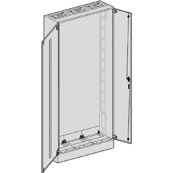 ABN SF312 System-GehÃ¤use IP43 schutzis.800x1980mm (Gehäuse), Elektronikzubehör + Gehäuse, Weiss
