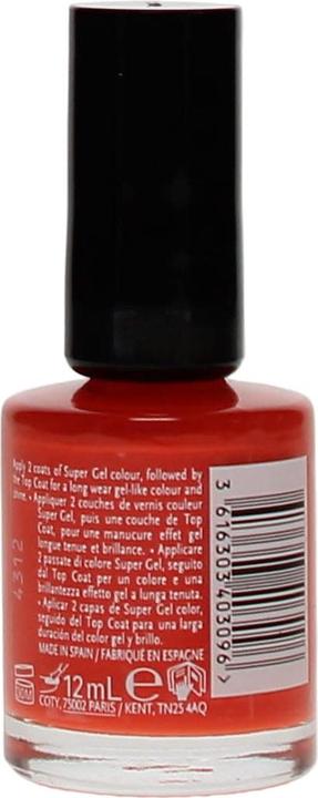 Produktbild Rimmel London Rimmel - Super Gel STEP1 - Gel nail polish 12 ml 097 Party Till Sunset - (097 Party Till Sunset, Gel-Effekt Nagellack)