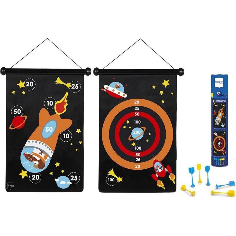 Scratch Dartspiel Astronaut (Deutsch, Französisch, Italienisch)