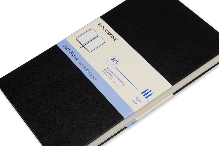 Actual product image Moleskine Sketchbook (13 x 21 cm, Plain, Hardcover)