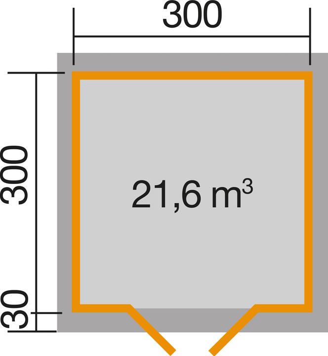 Produktbild Weka Holzbau She Shed 158 Gr.1 mit Fussboden