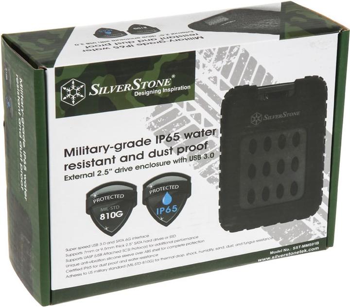 Actual product image Silverstone Mobile Series MMS01 - Storage Enclosure - 2.5" (6.4 cm) (2.5")