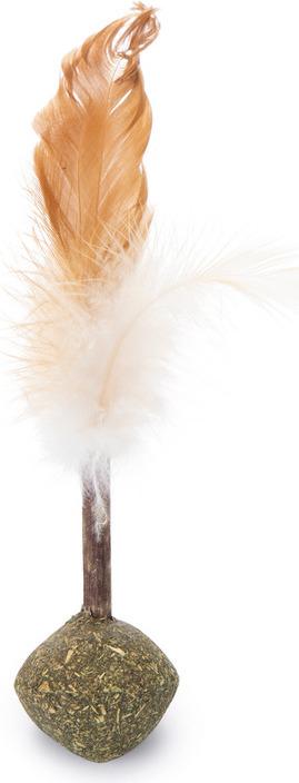 Beeztees Catnip ball with matatabi and feathers (Catmint toy)