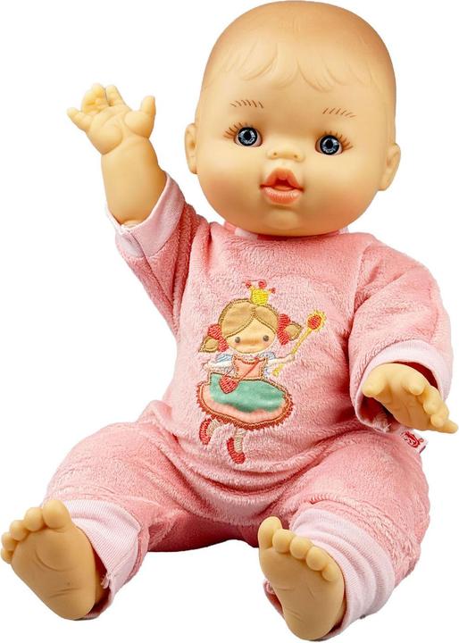 Produktbild Heless Mädchen-Babypuppe mit Velours-Strampler Prinzessin Emily – 34 cm