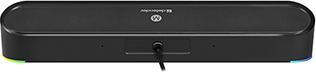 Actual product image Defender Soundbar Z10, 2.0, 6W, schwarz, LED-Unterbeleuchtung (6 W, 2.0 Channel)