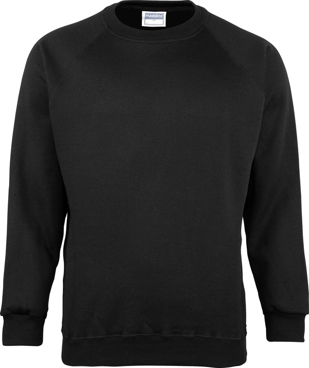 Actual product image Maddins Coloursure crew neck sweatshirt (pack of 2) (110, 116)
