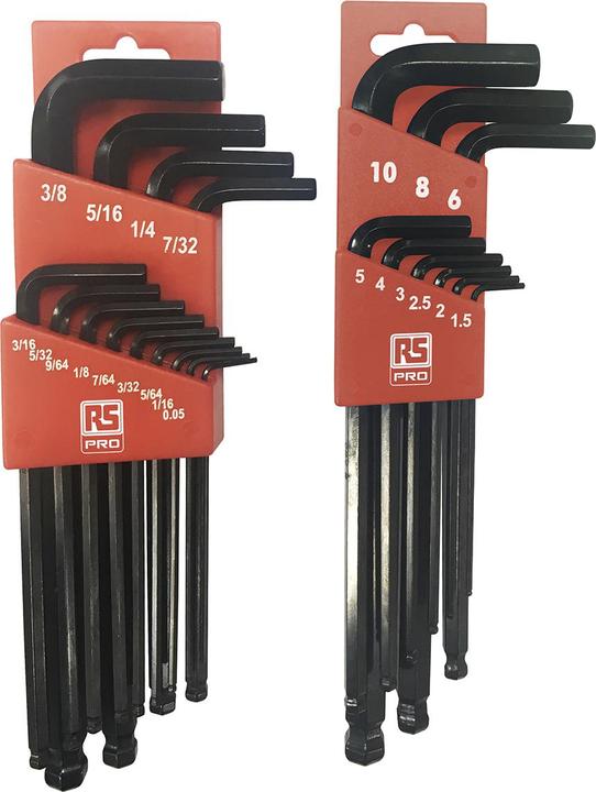 Produktbild RS PRO 22pcs Combination Hex Ball Driver Set